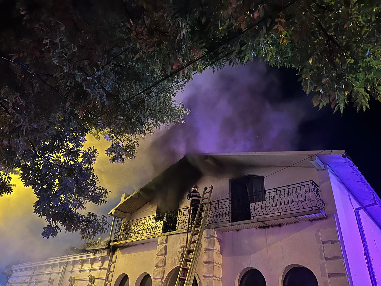 incendiu  restaurant Podgoriile Hușilor monument istoric